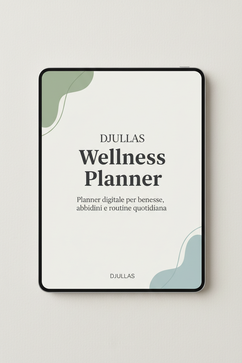 DJULLAS Wellness Planner
